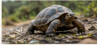 Tortoise in a natural habitat